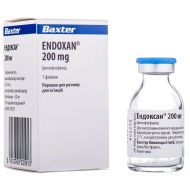 Ендоксан 200 мг порошок для розчину для ін'єкцій 200 мг флакон №10