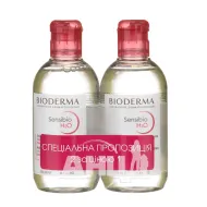 Набор Bioderma Sensibio H2O мицеллярный лосьон 250 мл + 250 мл