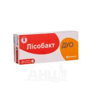 Лісобакт ДУО льодяники пресовані блістер №20