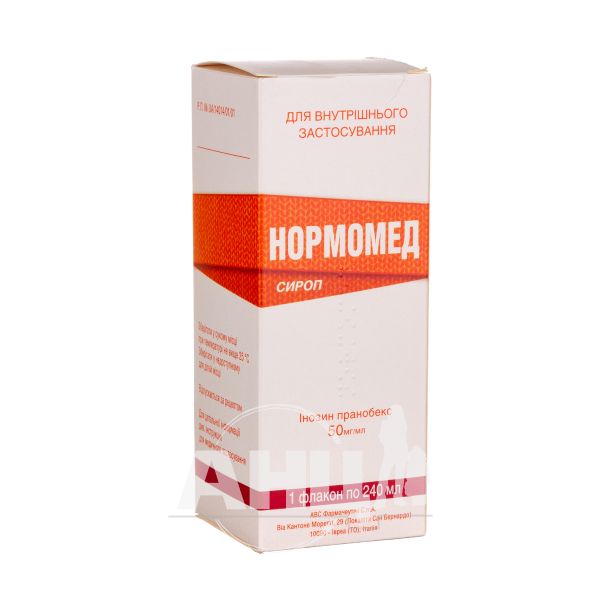 Нормомед сироп 50 мг/мл флакон 240 мл