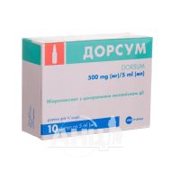 Дорсум розчин для ін'єкцій 500 мг/5 мл ампула 5 мл №10