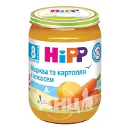 Пюре рыбно-овощное HiPP морковь и картофель с лососем с 8 месяцев 190 г