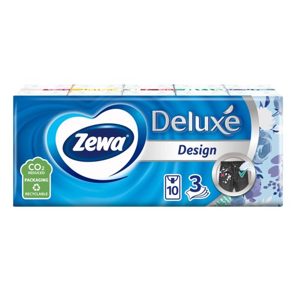 Хусточки носові Zewa style №10х10