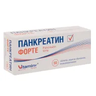 Панкреатин Форте таблетки вкриті оболонкою кишково-розчинною блістер №50