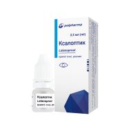 Ксалоптик краплі очні 50 мкг/мл флакон з крапельницею 2,5 мл