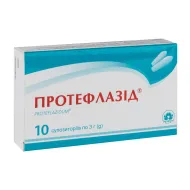 Протефлазід супозиторії блістер 3 г №10