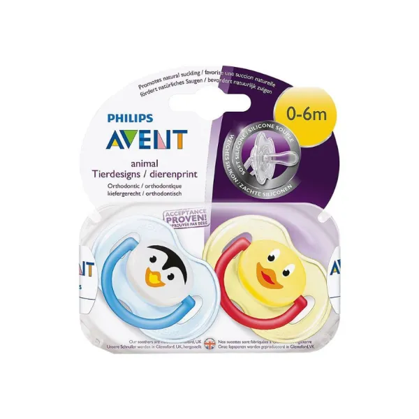 Пустушка Philips AVENT 182/12 кролик Трумен для хлопчиків 0-6 міс 2 шт