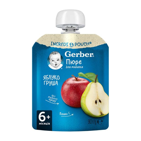 Пюре Gerber яблоко и груша 90 г