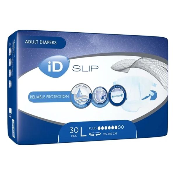 Подгузники для взрослых iD Slip Plus Large №30