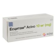 Есцитам Асіно таблетки вкриті плівковою оболонкою 10 мг блістер №60