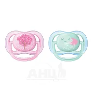 Пустышка Philips AVENT 343/20 с декором 0-6 мес для девочки №2