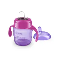 Чашка з м'яким носиком Philips AVENT Sip 551/03 6+ для дівчинки 200 мл