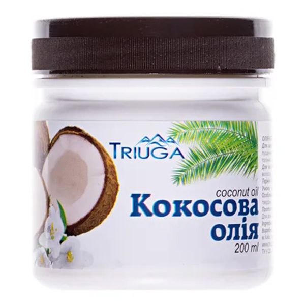 Масло кокосовое 100% натуральное 200 мл