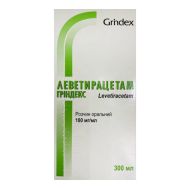 Леветирацетам Гріндекс розчин оральний 100 мг/мл флакон 300 мл