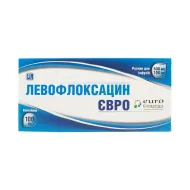 Левофлоксацин розчин для інфузій 500 мг/100 мл контейнер пвх 100 мл №1