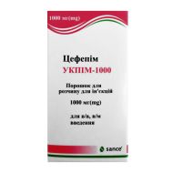 Укпім-1000 порошок для розчину для ін'єкцій 1000 мг флакон №1