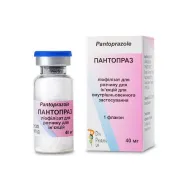 Пантопраз лиофилизированный порошок для раствора для инъекций 40 мг флакон №1