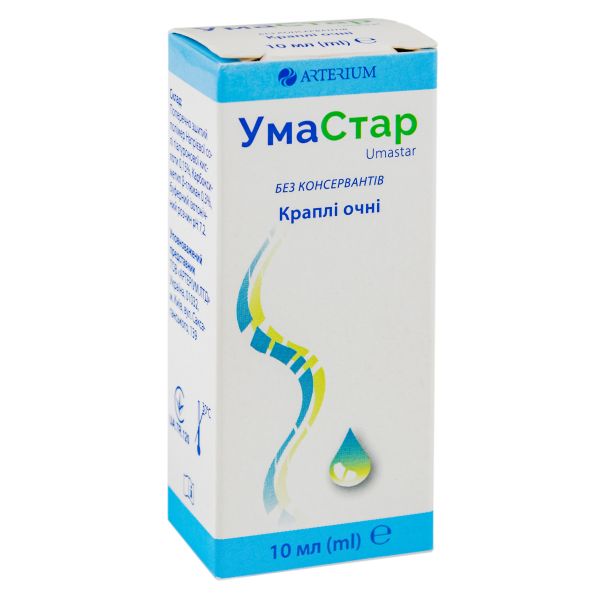 Умастар краплі очні 10 мл