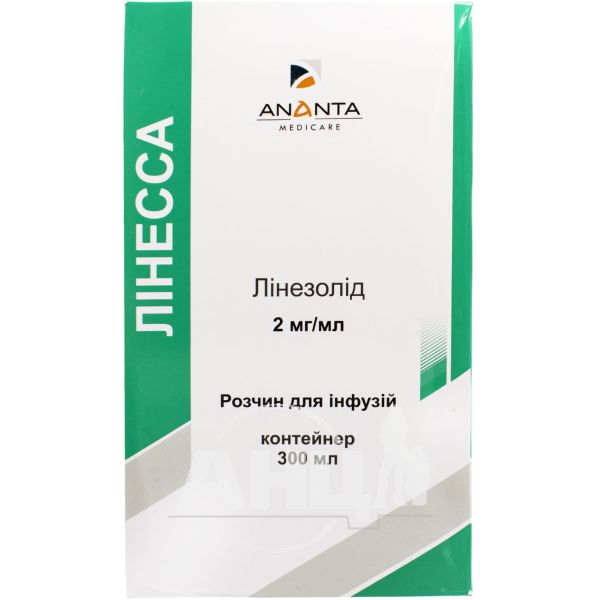 Лінесса розчин для інфузій 2 мг/мл 300 мл контейнер №1