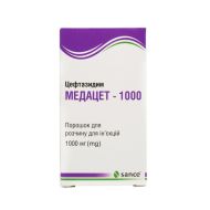 Медацет-1000 порошок для розчину для ін'єкцій 1000 мг флакон №1