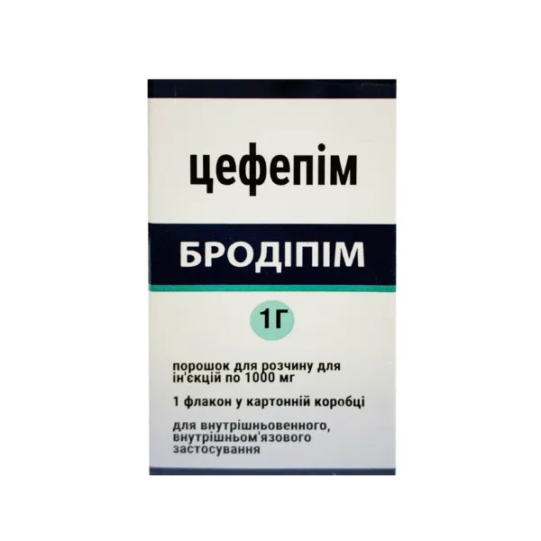 Бродіпім 1 г порошок для ін'єкцій 1000 мг флакон №1