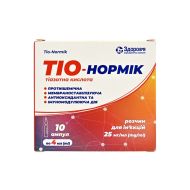 Тіо-нормік розчин для ін'єкцій 25 мг / мл 4мл №10