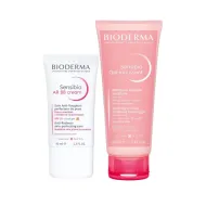 Набор Bioderma Sensibio AR ВВ крем 40 мл + очищающий гель 100 мл