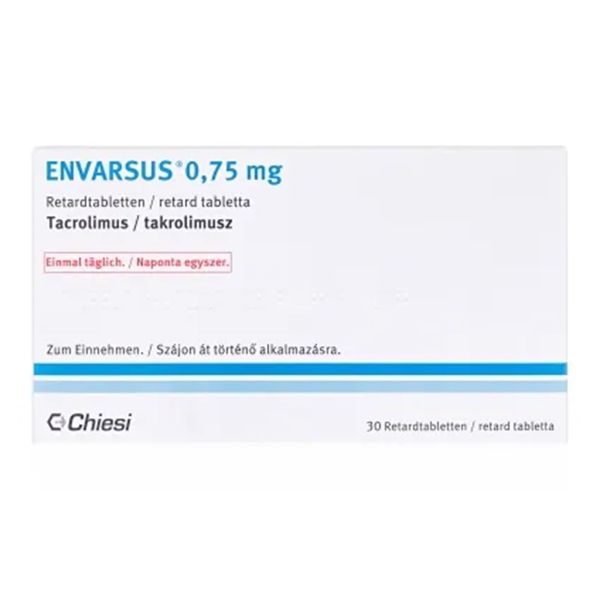 Энварсус таблетки пролонгированного действия 0.75 мг №30