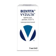 Візулта очні краплі 0,024% 5 мл №1