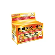 Вологі м'які серветки Presto Gel №10