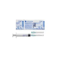 Шприц трикомпонентний Arterium з двома голками 2 мл
