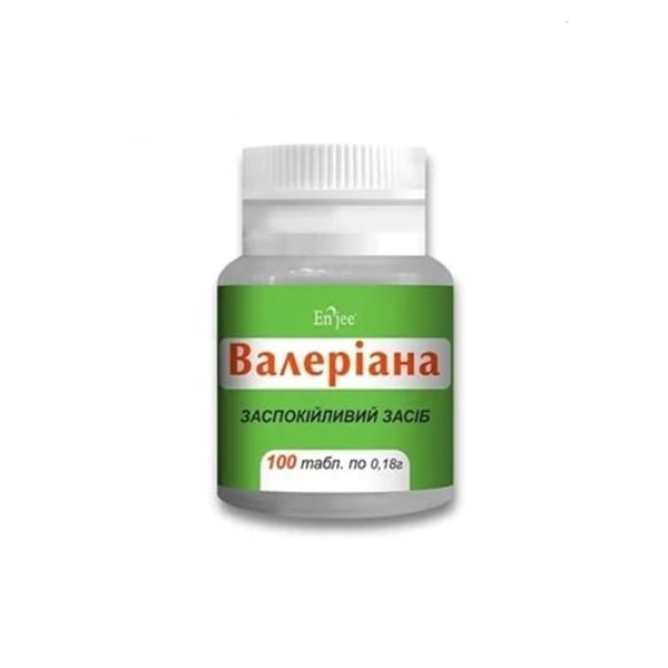 Валеріана екстракт таблетки 30,6 мг №100