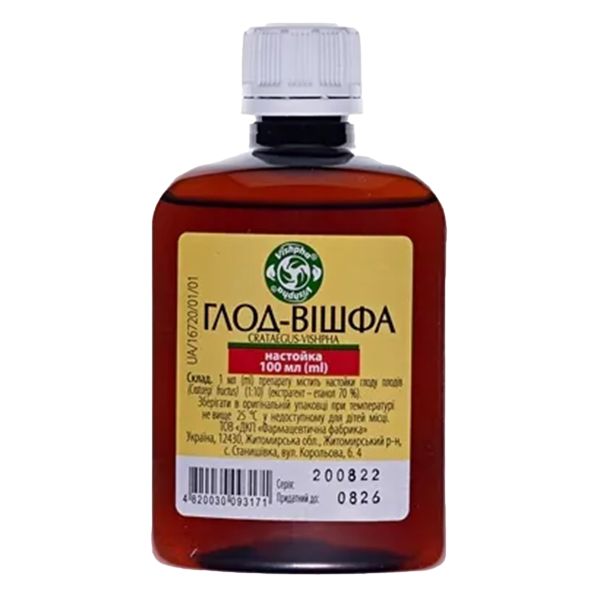 Боярышника настойка флакон пластик 100 мл