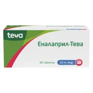 Еналаприл-Тева таблетки 20 мг №90