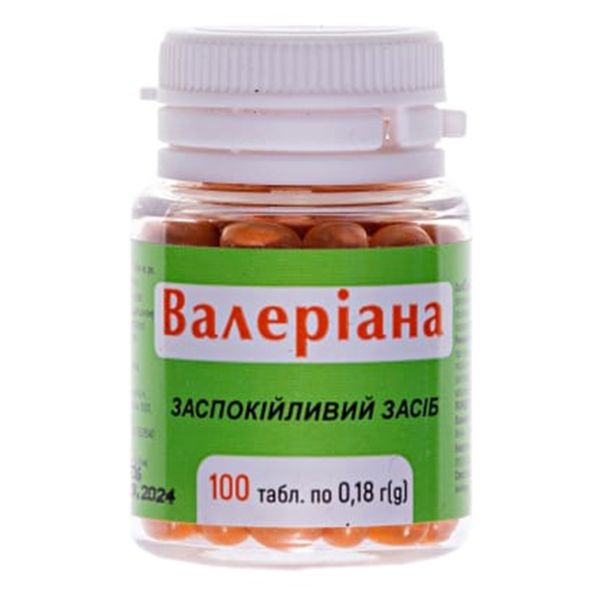 ВАЛЕРИАНА ТАБЛ. 180 МГ (30,6 МГ) №100  1464