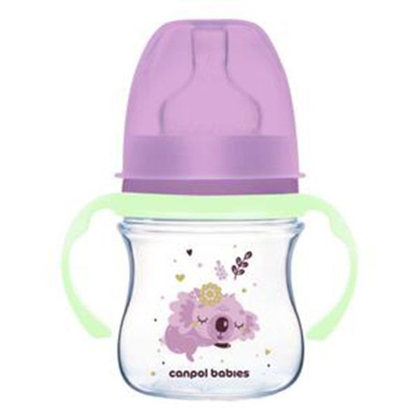 Пляшка антиколікова Canpol Babies Easystart Koala 35/236 з широким отвором рожева 120 мл