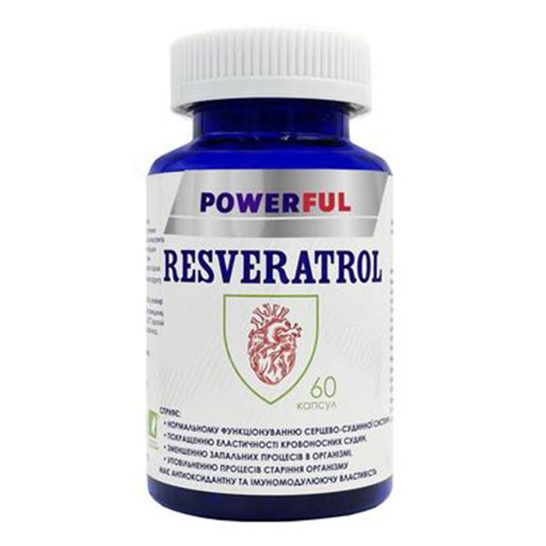 РЕСВЕРАТРОЛ POWERFULL КАПС. №60 0153