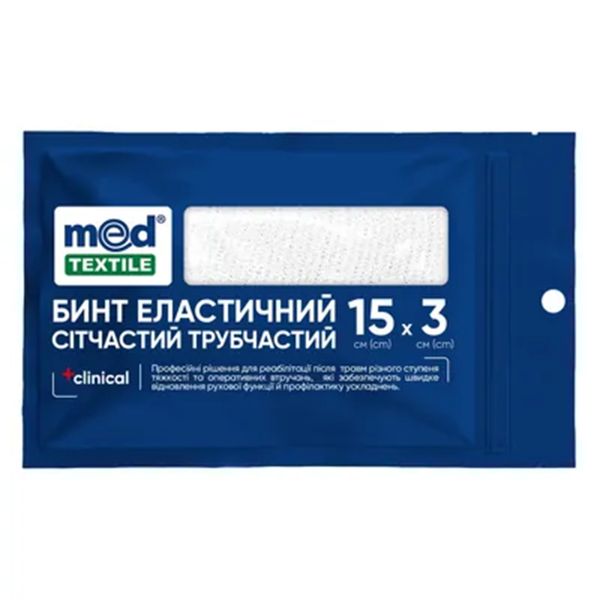БИНТ ЭЛАСТ.СЕТЧ.ТРУБЧ. 15 СМ Х 3 СМ 5480