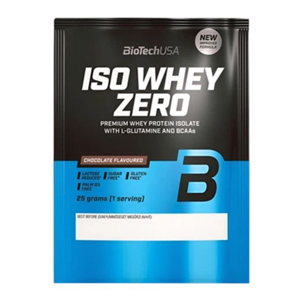 Протеїн Biotech Iso Whey Zero порошок зі смаком шоколаду пакет 25 г
