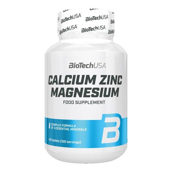 Biotech Calcium Zinc Magnesium Кальцій-Цинк-Магній таблетки №100