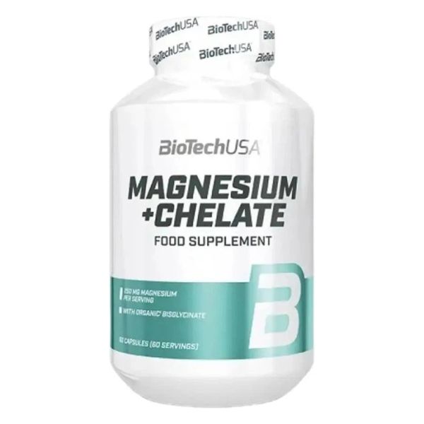 Biotech Magnesium + Chelate Магній + Хелат капсулы №60