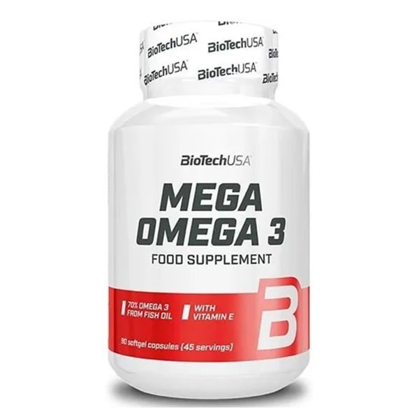 Biotech Mega Omega 3 Омега-3 капсули №90