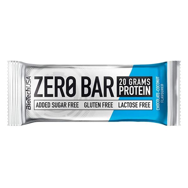 Батончик протеиновый BioTech Zero Bar со вкусом шоколад-кокос 50 г