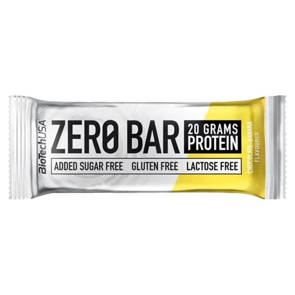 Батончик протеиновый BioTech Zero Bar со вкусом шоколад-банан 50 г