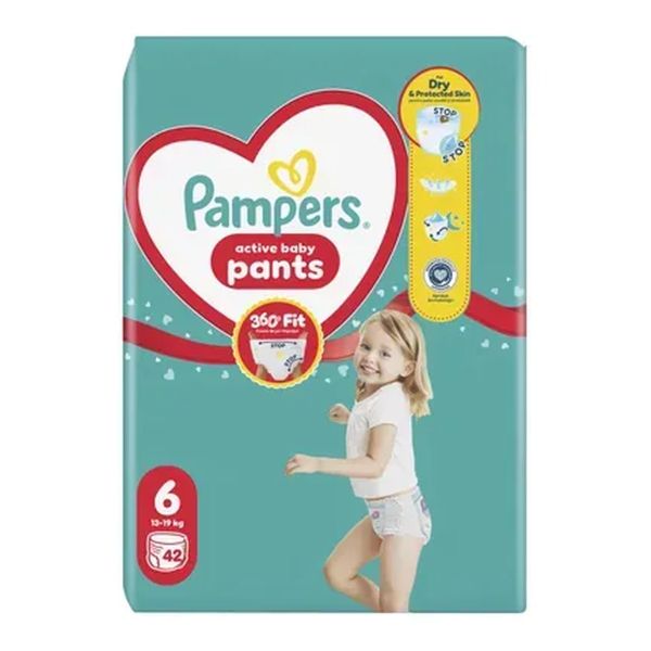 Підгузки-трусики Pampers Pants розмір 6 (15+ кг) № 42