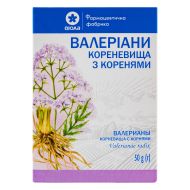 Валеріани кореневища з коренями пачка з внутрішним пакетом 50 г