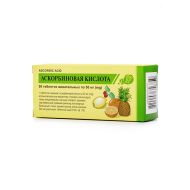 Аскорбінова кислота таблетки жувальні 50 мг блістер №50