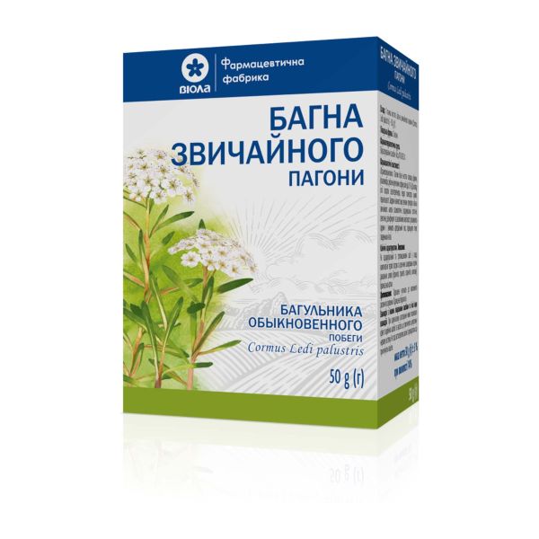 Багна звичайного пагони пагони 50 г пачка з внутрішним пакетом