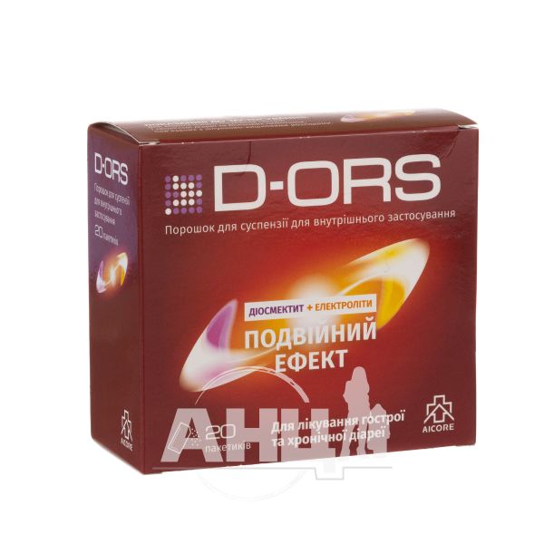 D-ORS порошок для приготування суспензії пакет №20