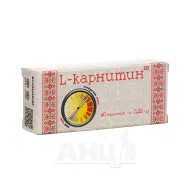 L-карнитин таблетки 0,25 г №40